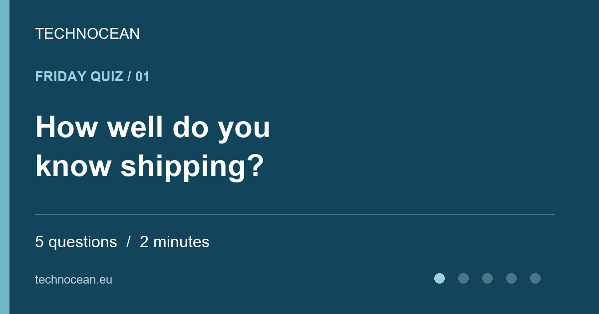 Friday Quiz: Shipping terminology